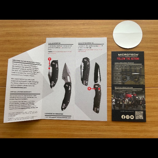 Bladebinge - Microtech Folding Product Manual MSI Ram Lok Brochure with ...