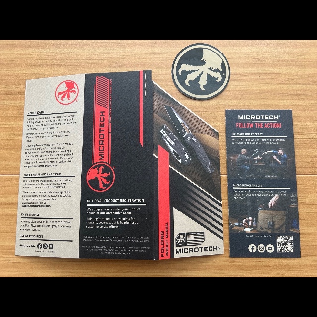 Bladebinge - Microtech Folding Product Manual MSI Ram Lok Brochure with ...