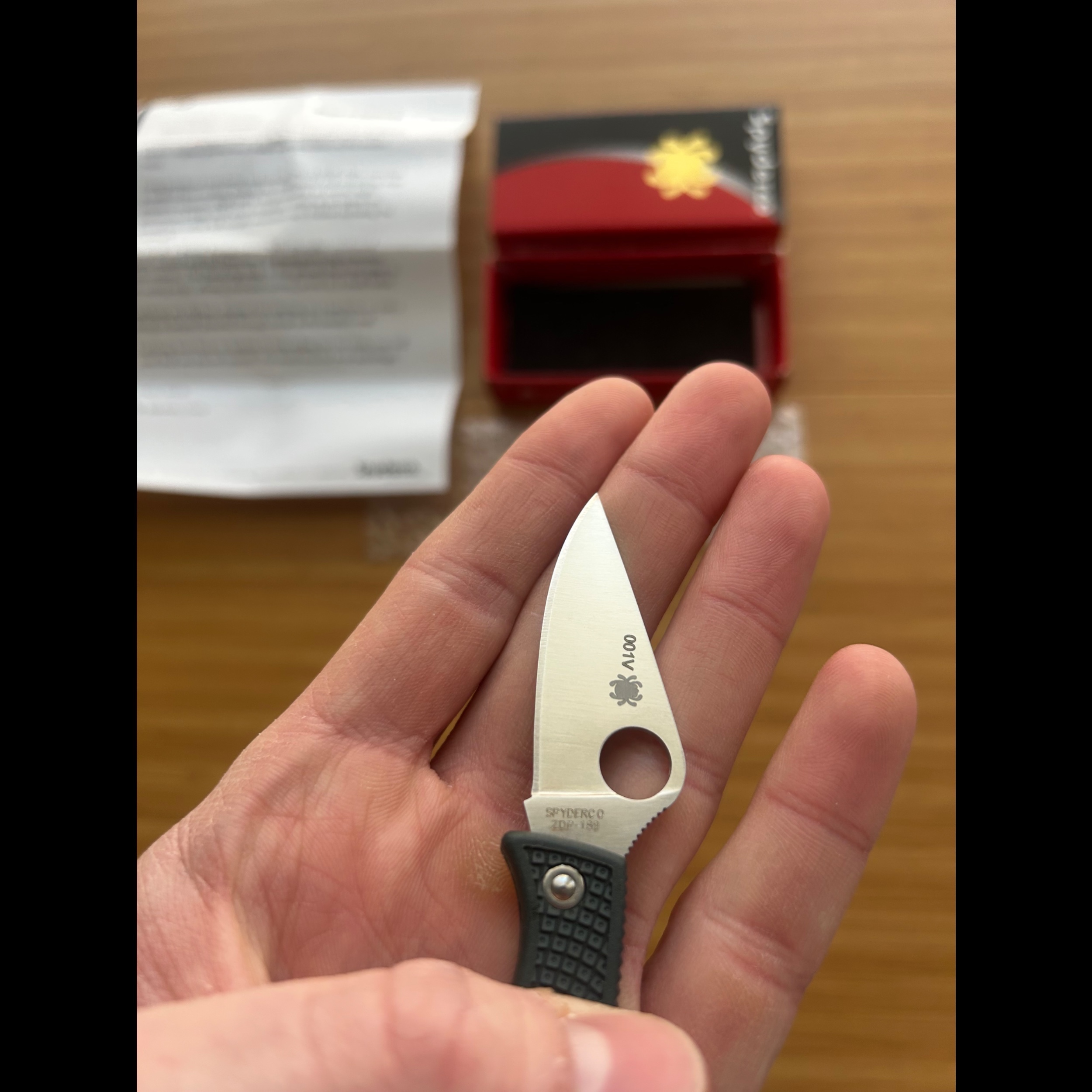 Bladebinge - Spyderco #001V Ladybug LGREP3 - British Racing Green