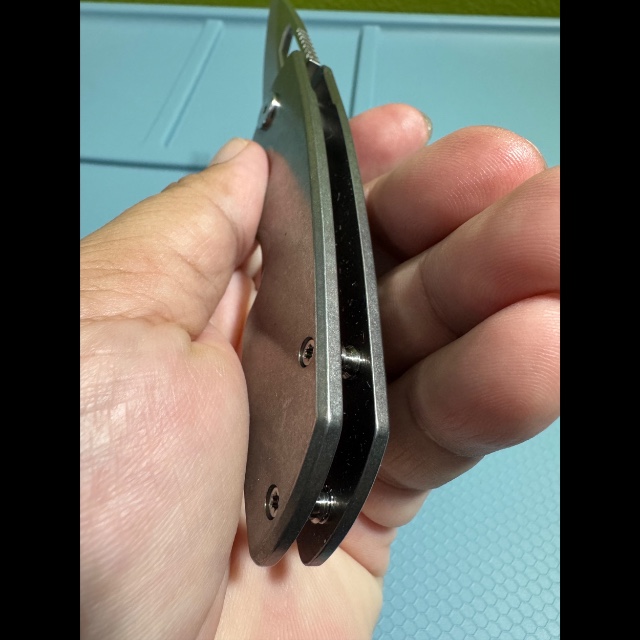 Bladebinge - 🔥🔥 Rosie’s Rippers Mini Reaper Custom Knife Elmax Titanium ...