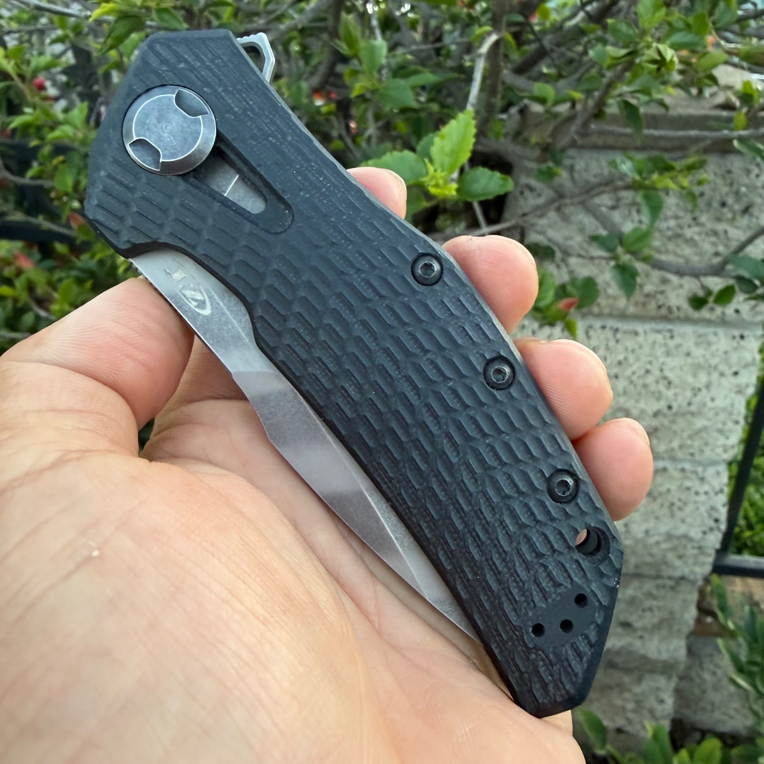 Bladebinge - 🔥🔥 ZERO TOLERANCE ZT 0308BLKTS FLIPPER KNIFE 20CV TIGER  STRIPE G10 TITANIUM HANDLE🔥🔥🥷🤙
