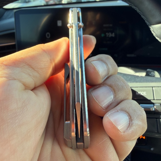Bladebinge - 🔥🔥 Brown Knives Cortex Mini MagnaCut Blade Milled Titanium ...