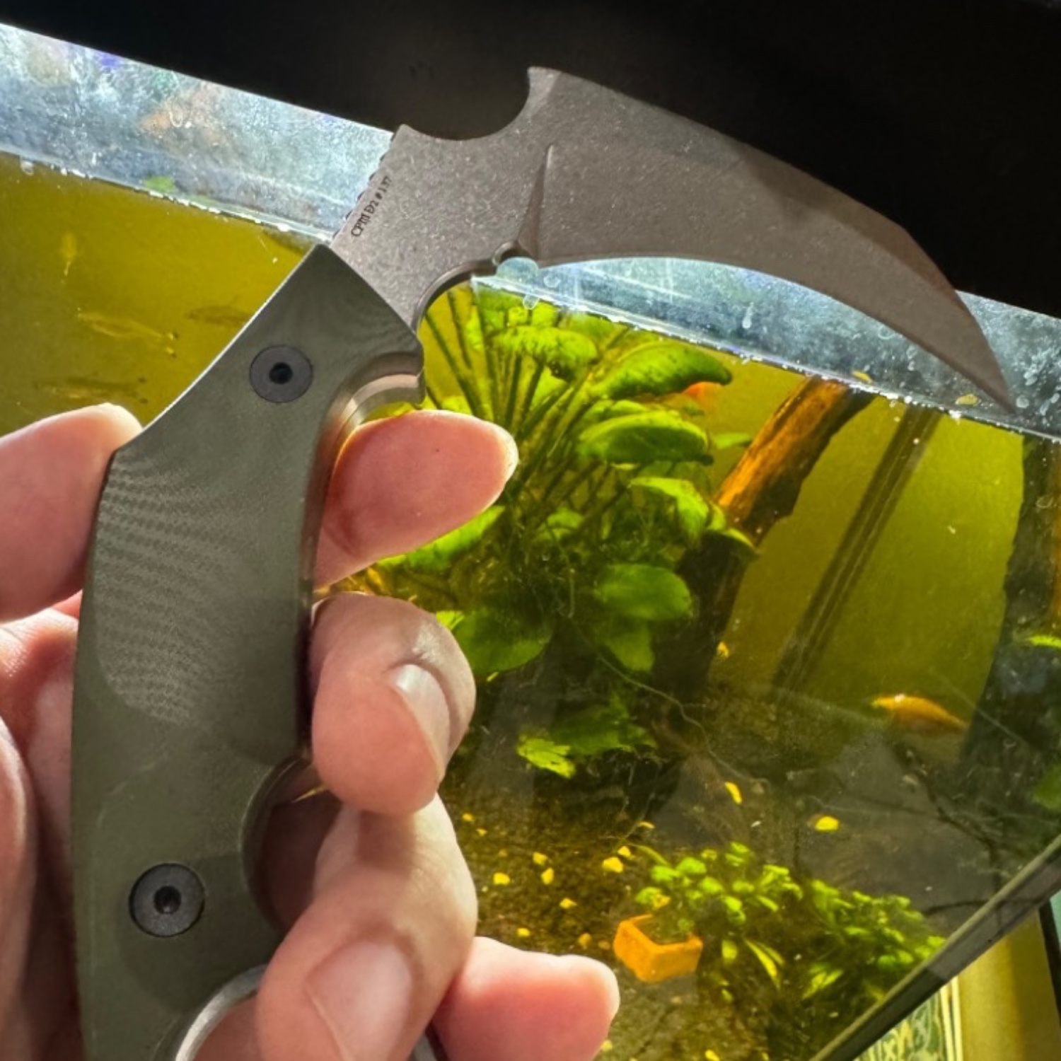 Bladebinge - M3 Tactical Karambit Scythe Knife CPMD2