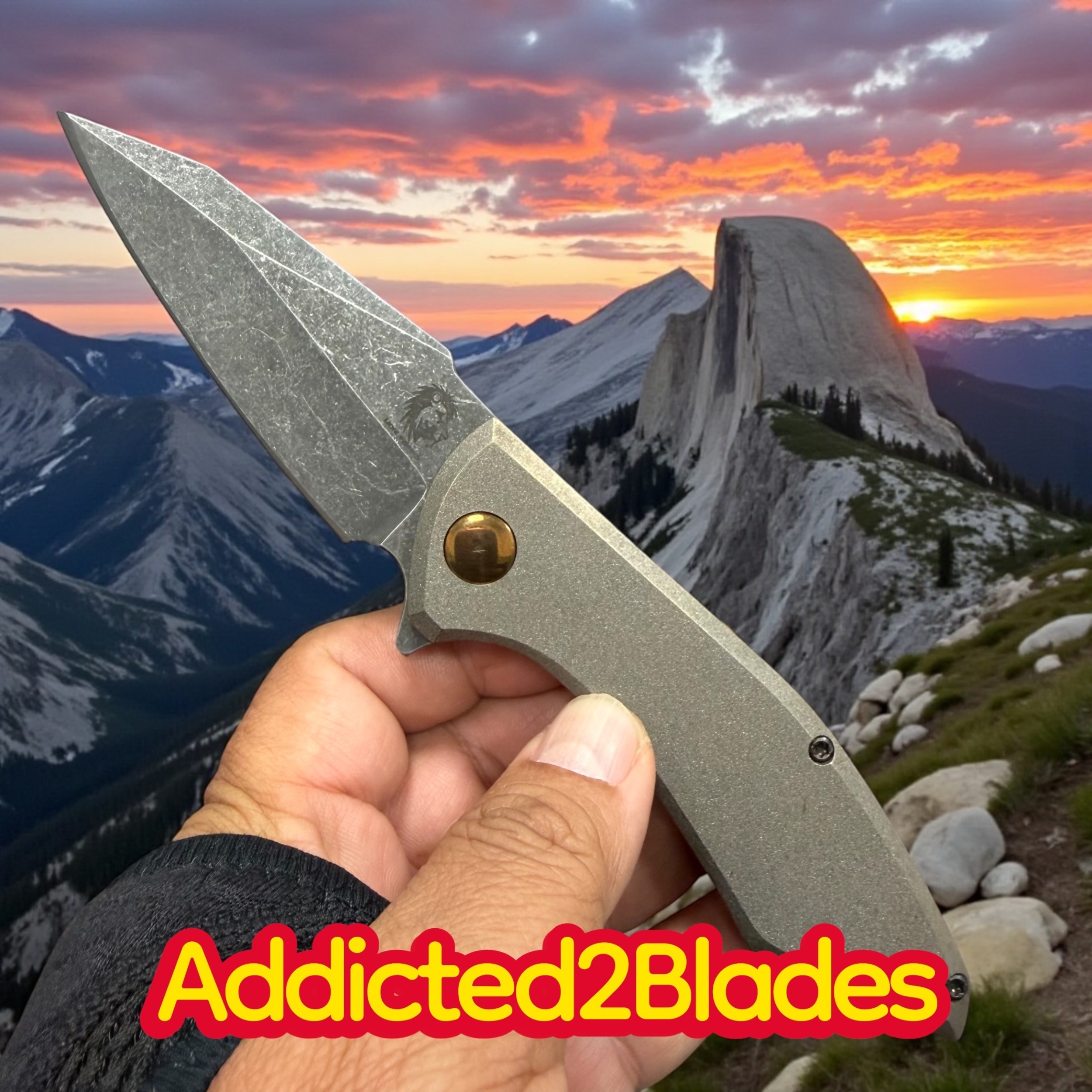 Bladebinge - 🔥🔥 Fernando Medina Hellcat Custom Titanium Knife