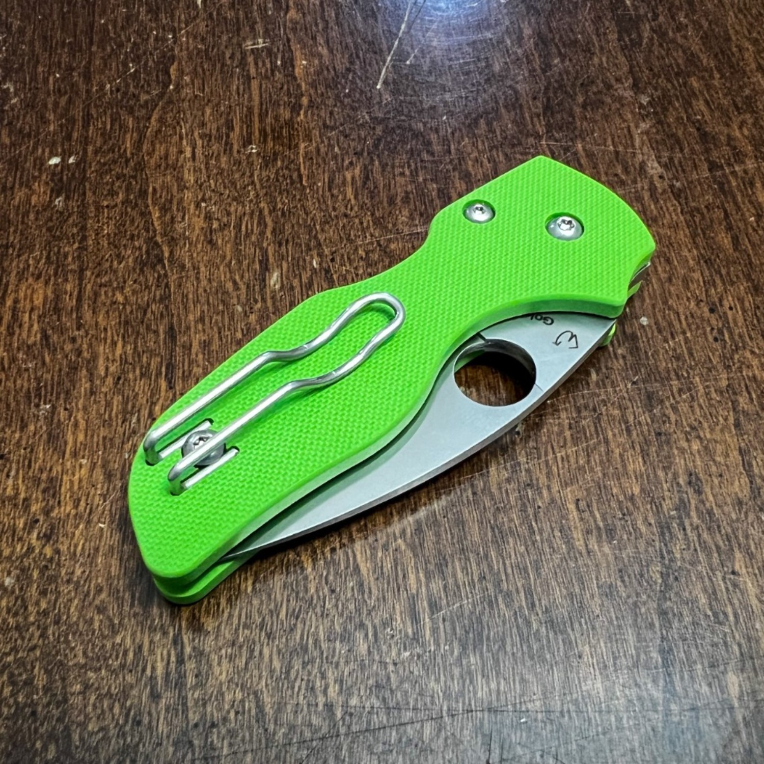 Bladebinge - Spyderco Lil' Native, 20cv, Neon Green G10 – KJ Exclusive