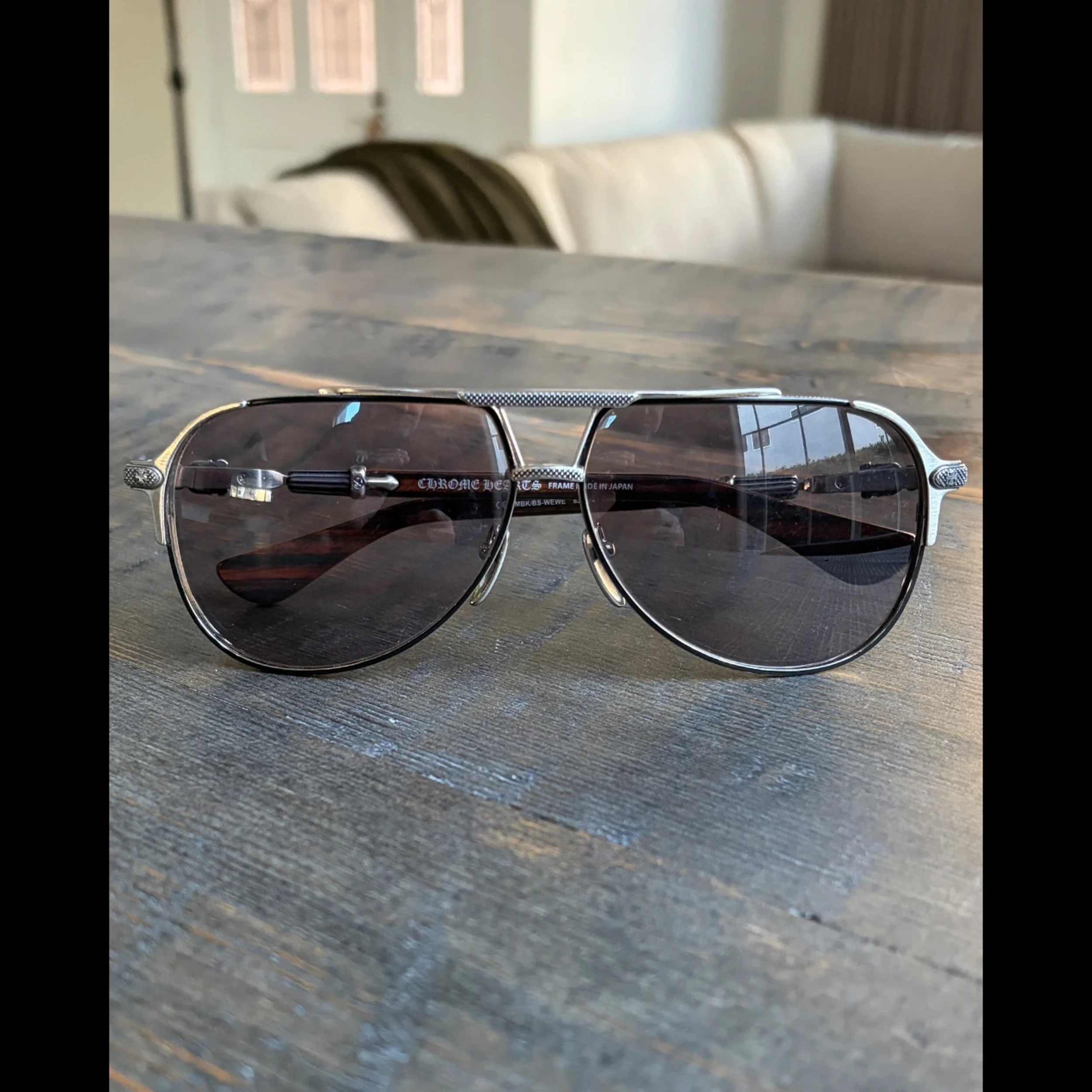 Bladebinge - Chrome Hearts Painal Sunglasses MBK/BS-WEWE 63-12-144