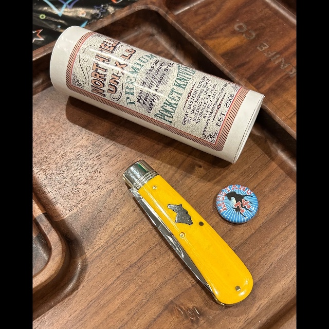 M1275 Vintage 1960's 4個セット ライオン ユニコーン 取手 Bladebinge - Great Eastern Cutlery GEC 74 Mustang - Northfield UN