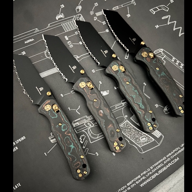 Bladebinge - Serrated Bestechman Cicada Wing Shipwreck Camo Carbon