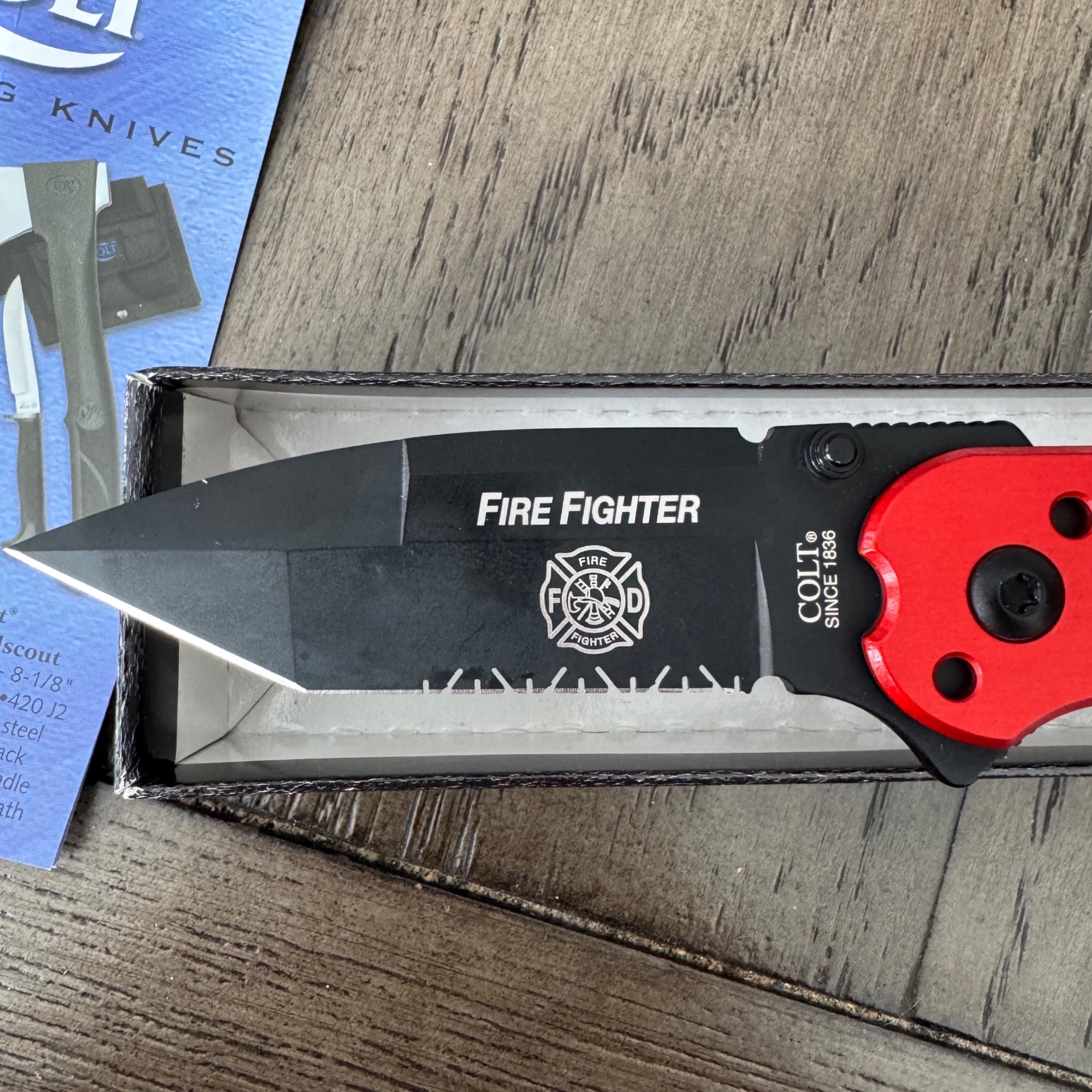 その他 CT50FFS COLT FIRE FIGHTER Fire fighter Quality Knife Colt Folding Folder Knife CT0050FFS