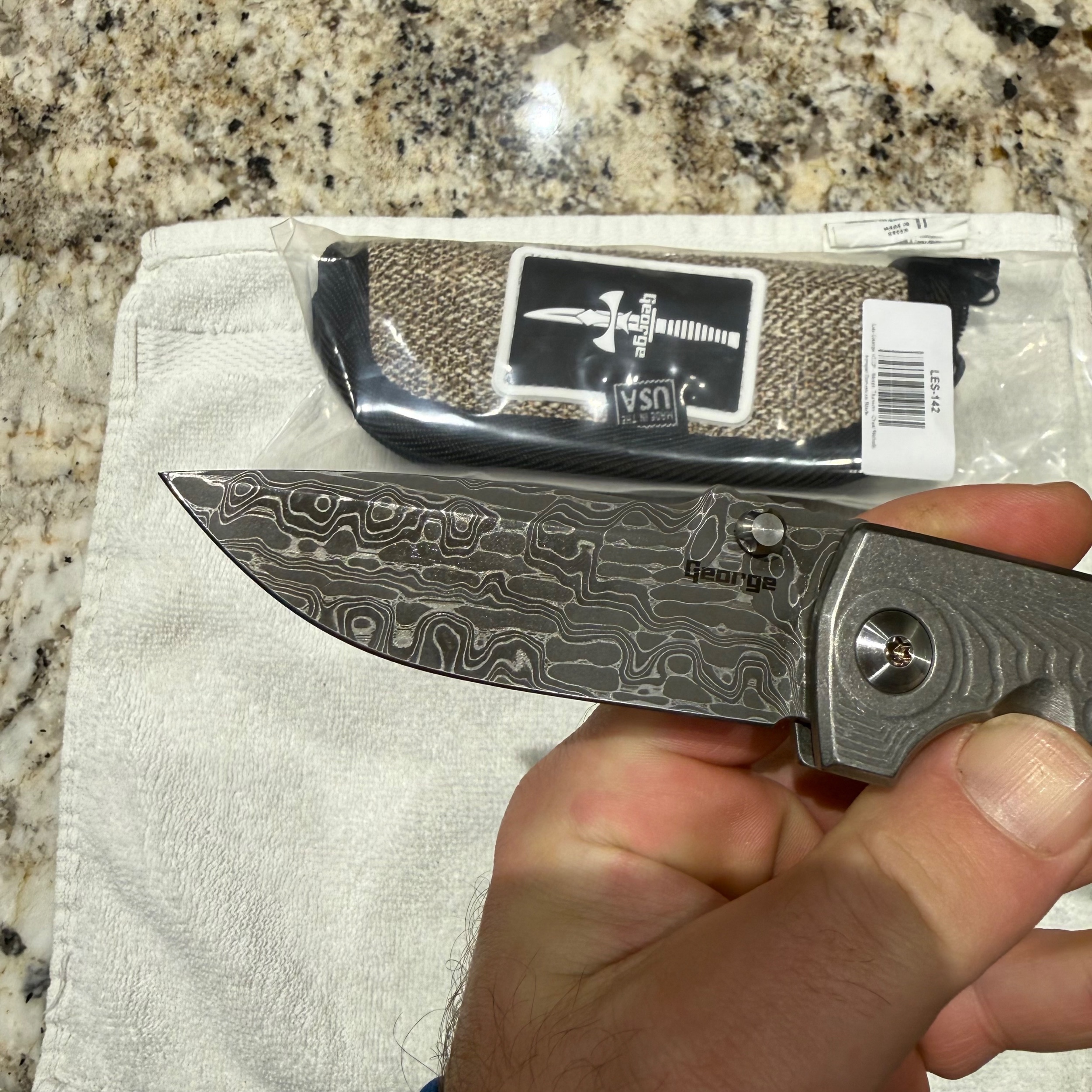 Bladebinge - Les George Damascus Morph Vecp