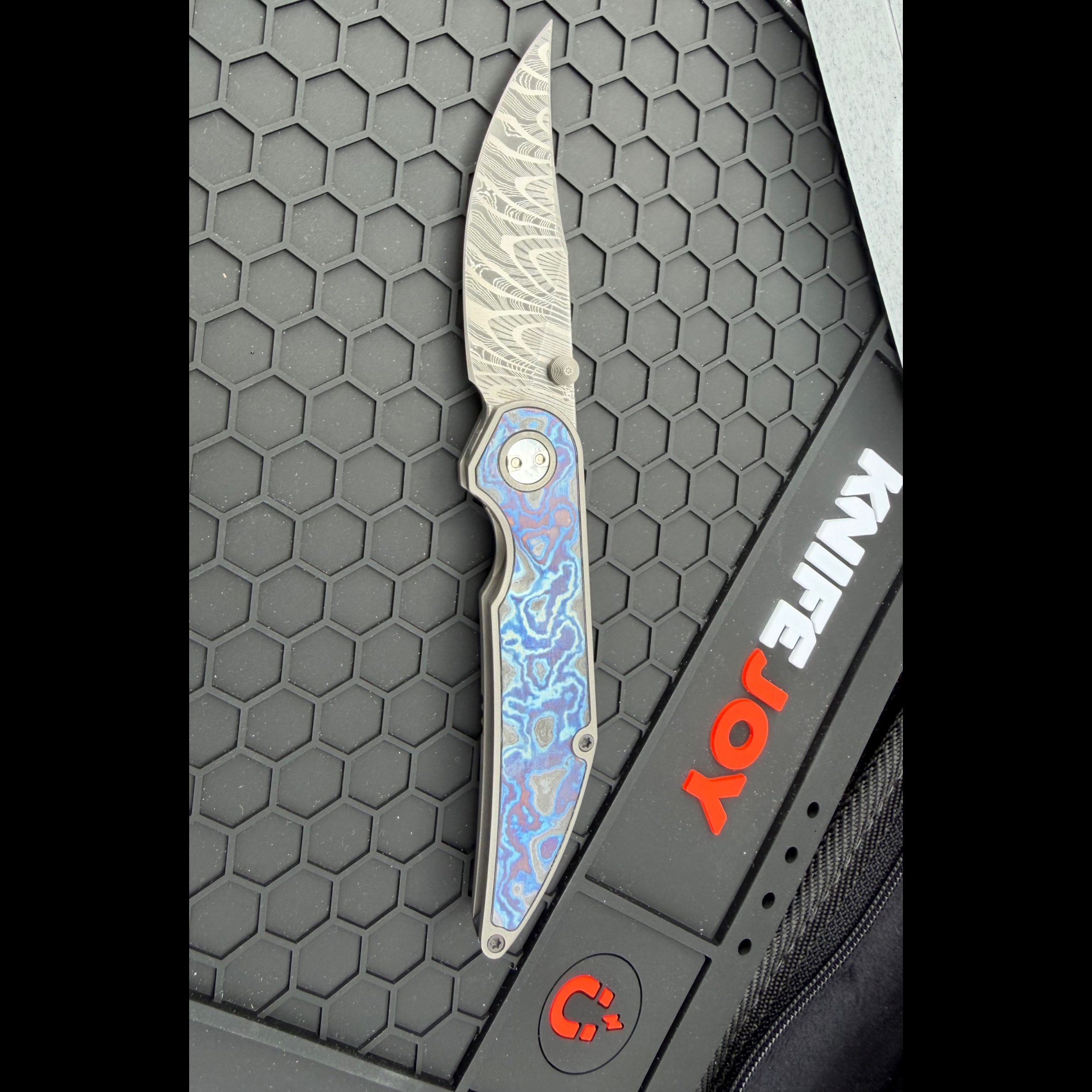 Bladebinge - Bikkhu - Damasteel & Black Timascus #0054