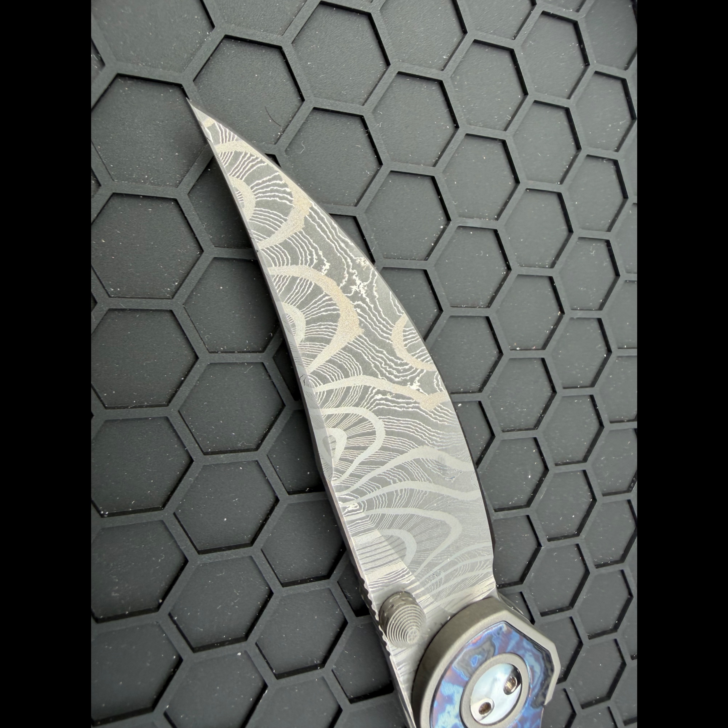 Bladebinge - Bikkhu - Damasteel & Black Timascus #0054