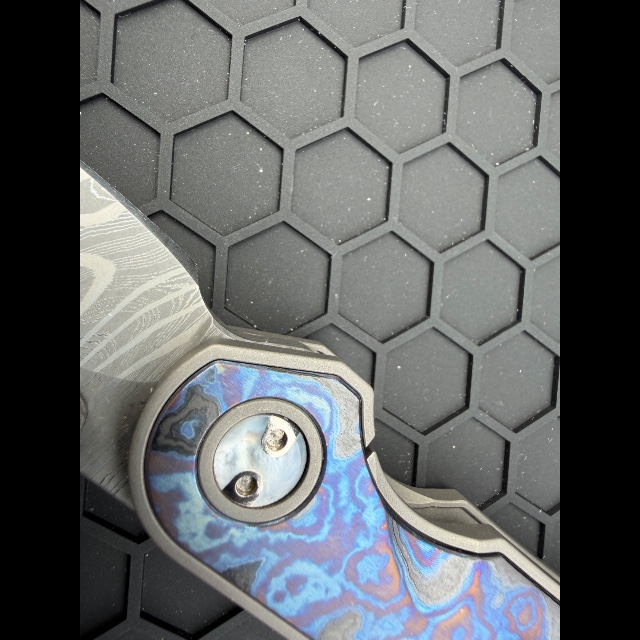 Bladebinge - Bikkhu - Damasteel & Black Timascus #0054