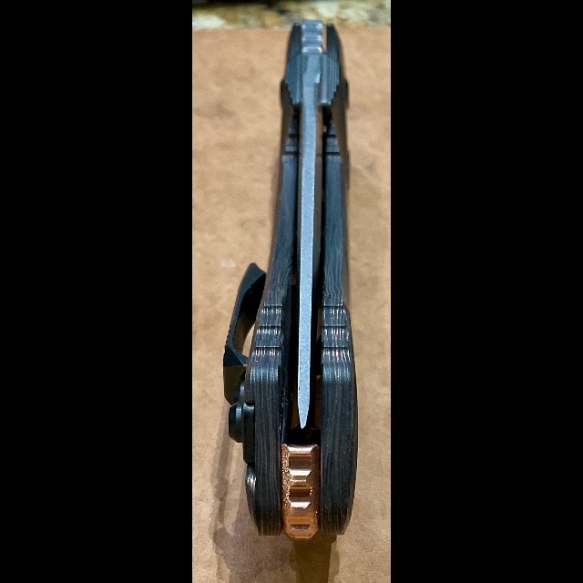 Bladebinge - Microtech Signature Series Copper Mai Damascus