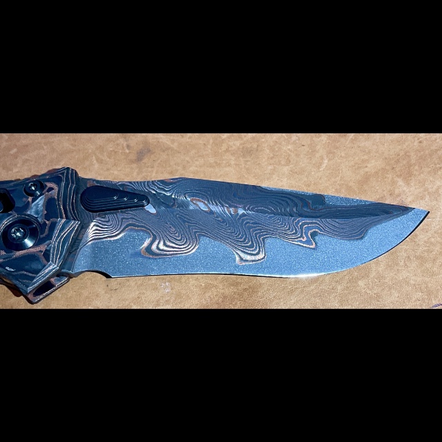 Bladebinge - Microtech Signature Series Copper Mai Damascus