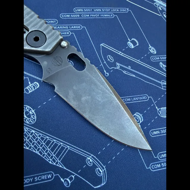 Bladebinge - Strider SnG Dagger Grind PD1 Blade Gunner Grip G10 Scale