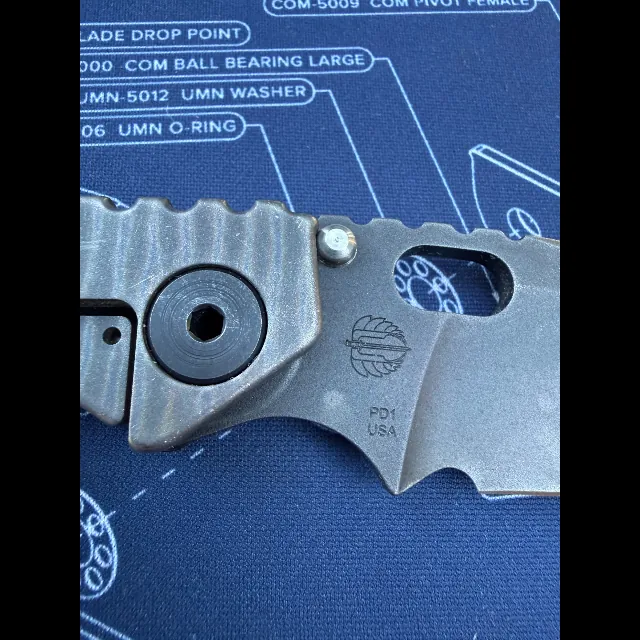 Bladebinge - Strider SnG Dagger Grind PD1 Blade Gunner Grip G10 Scale