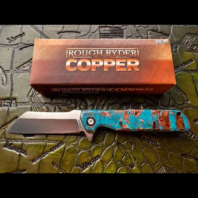 Bladebinge - Shipwrecked Rough Ryder Copper Cleaver