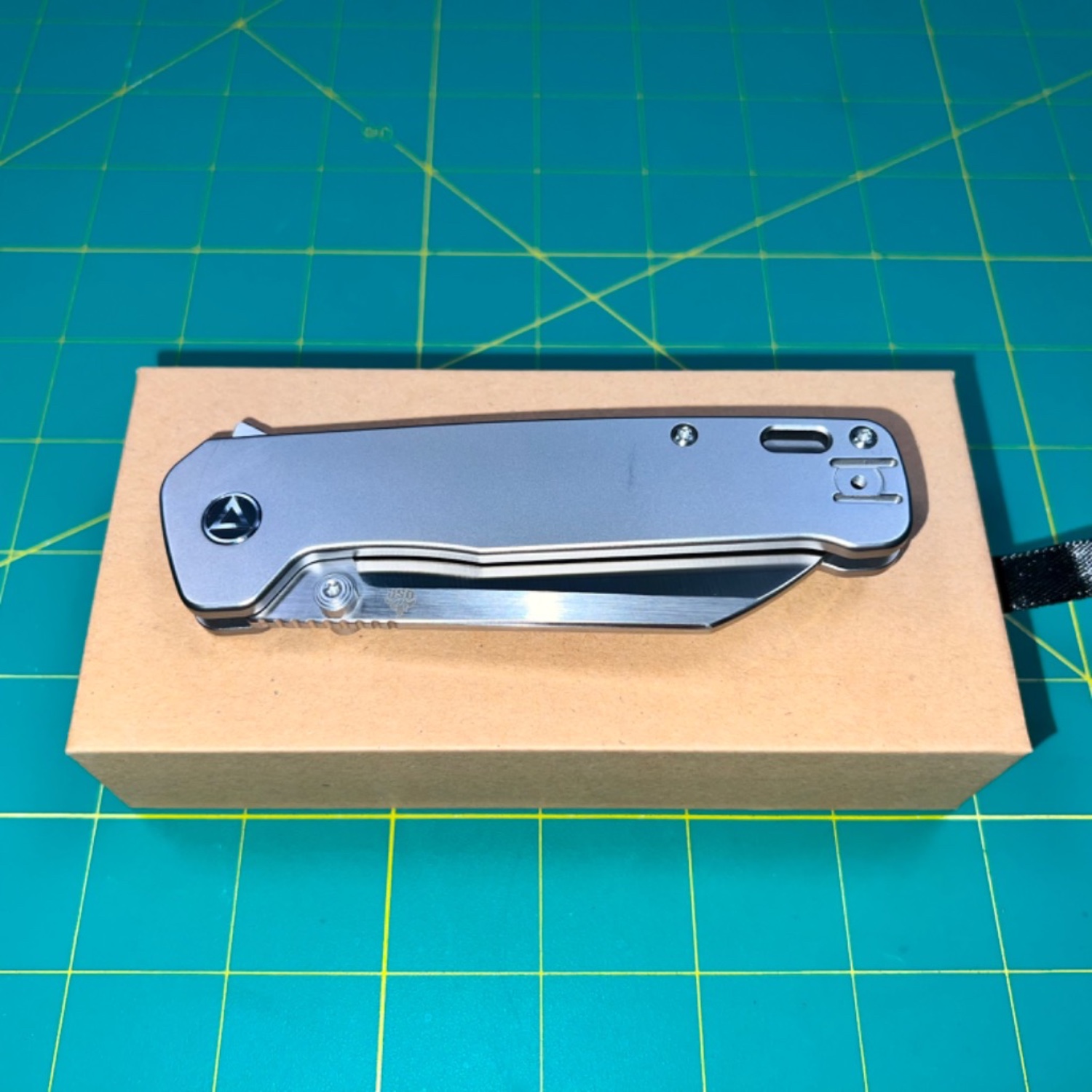 Bladebinge QSP Penguin Plus in 20CV & Titanium scale with an