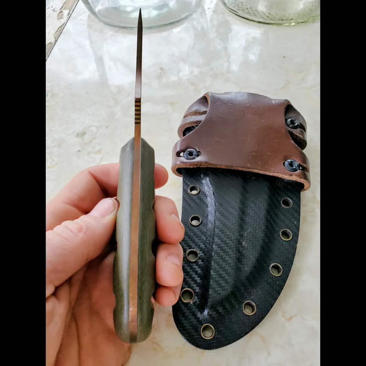 Bladebinge - ​Dawson Knives Forester Fixed Blade – Arizona Copper
