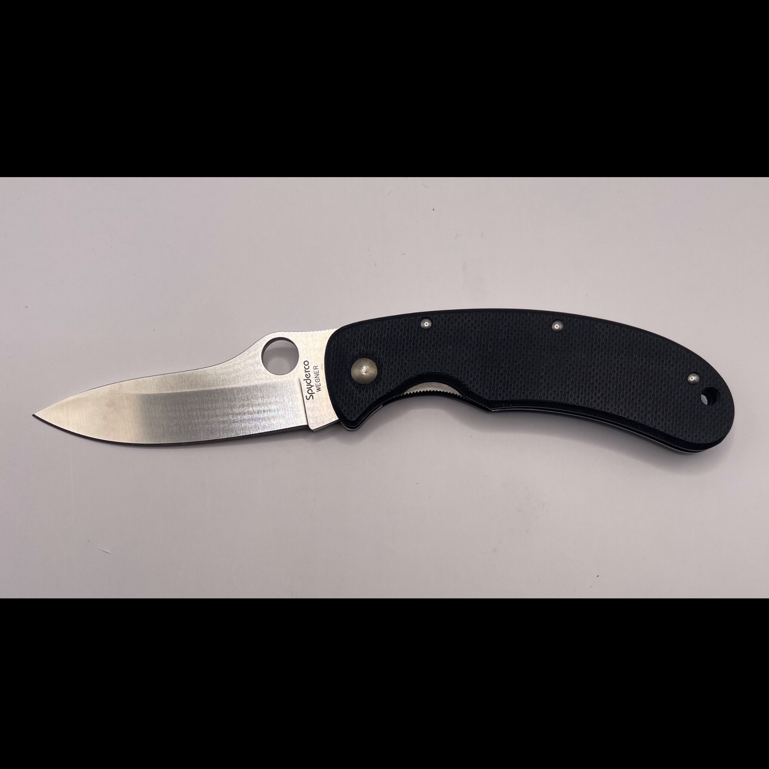 Bladebinge - #24069 1998 Spyderco C48 Tim Wegner ATS -34 steel