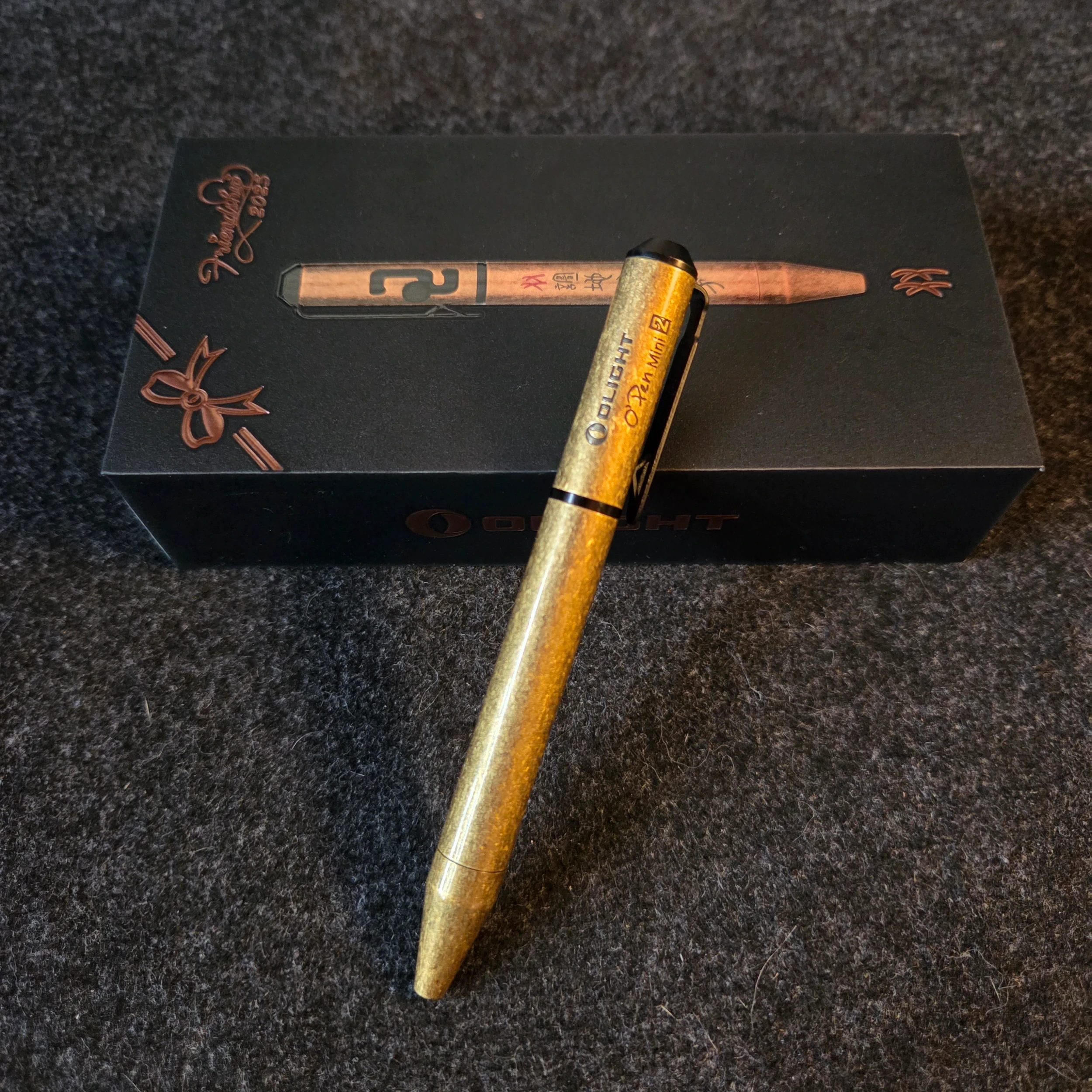 Olight オーライト open mini 2 Friendship 2025 Bladebinge - Olight o'pen mini 2 - Brass - Friendship 2025 Edition
