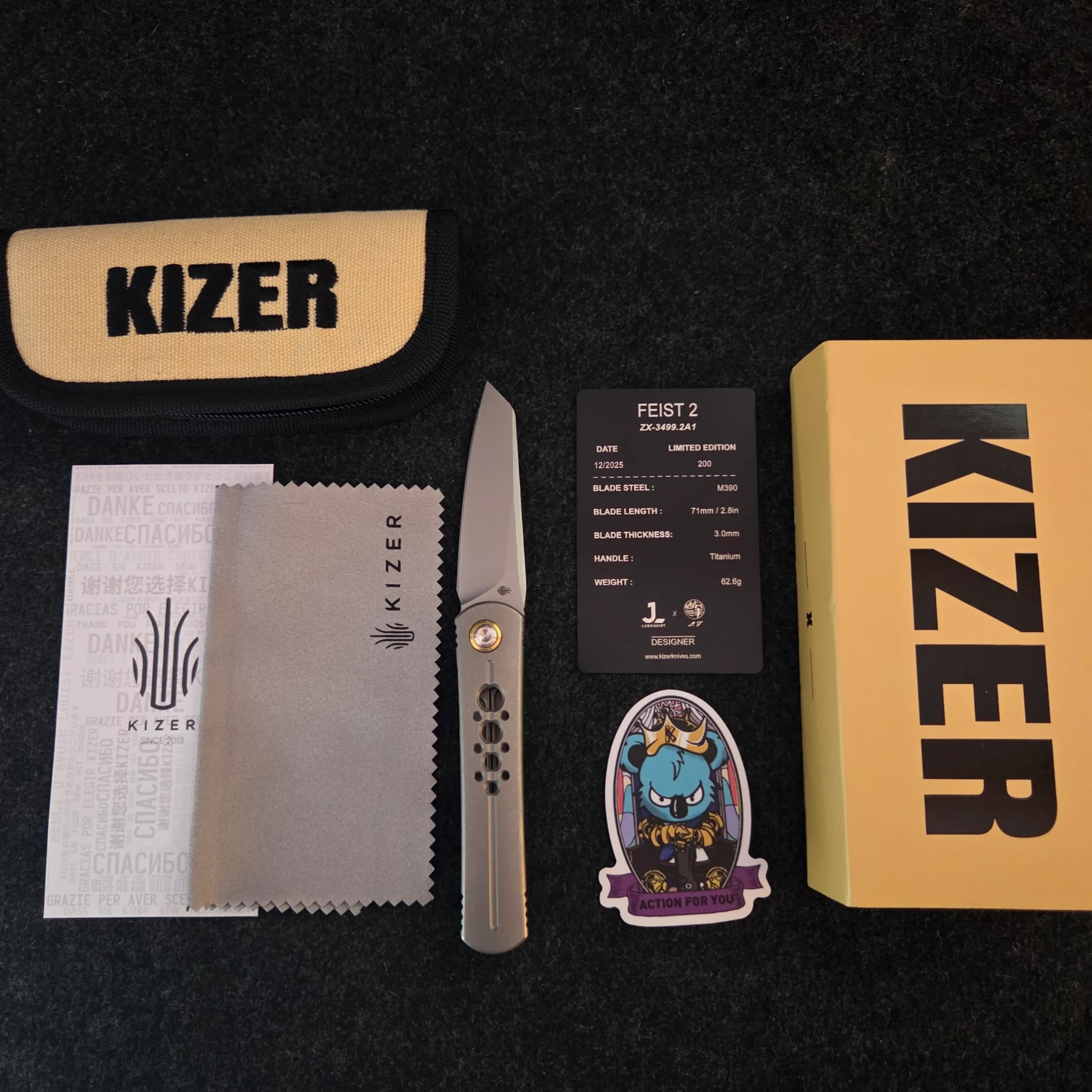 Bladebinge - Kizer Feist 2 X Series - ZX-3499.2A1