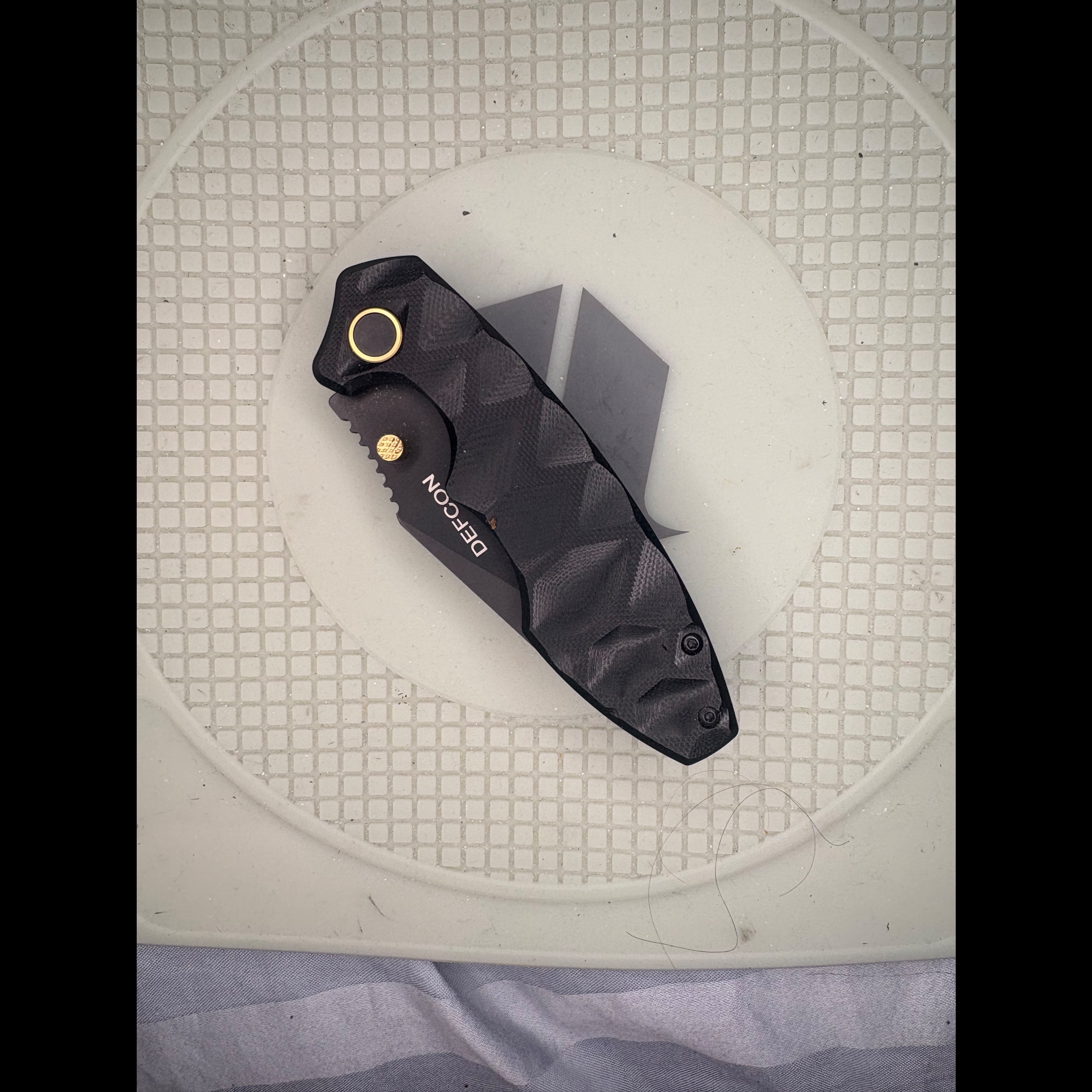 Bladebinge - *FINAL Price Drop*DEFCON LINER LOCK FOLDING KNIFE BLACK ...