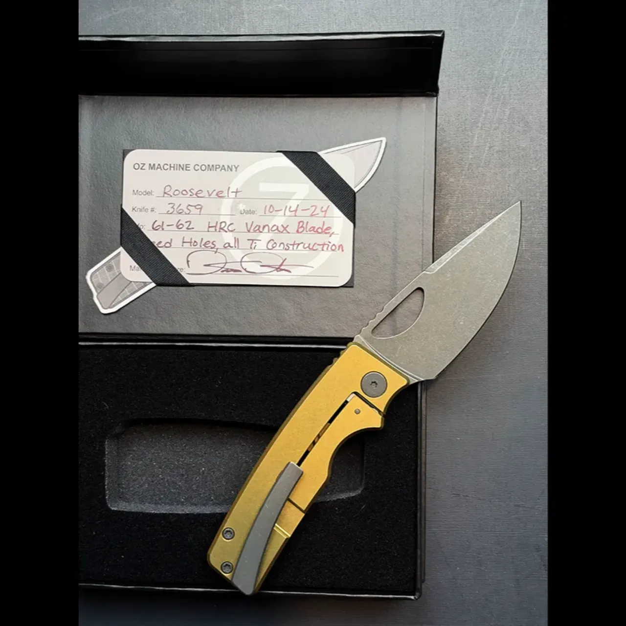 Broze Guid Bladebinge - OZ Roosevelt Extremely Rare Speedholes Bronze Ano Vanax ...