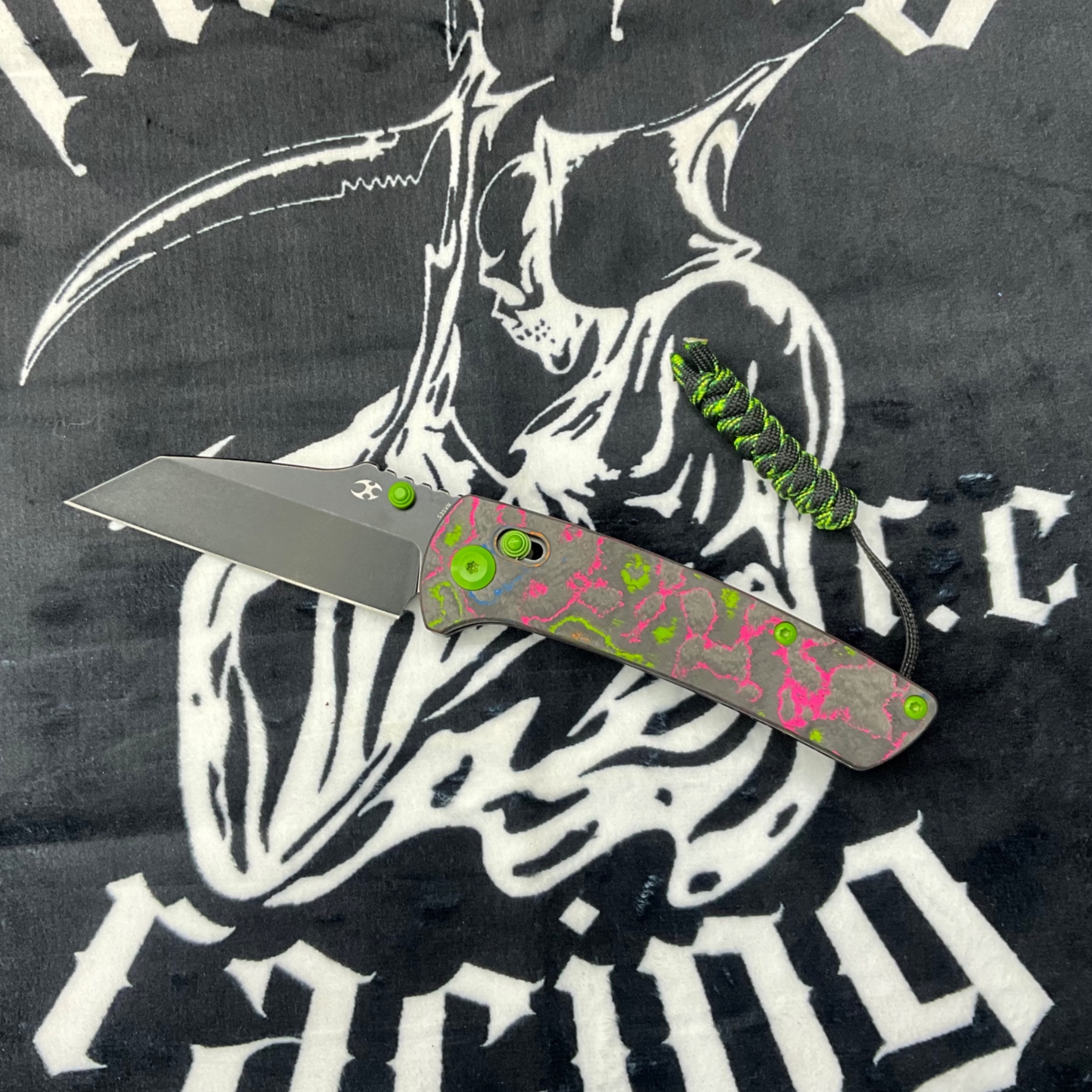 Bladebinge - Kansept Main Street - 80s Camo Carbon Fiber; S35VN