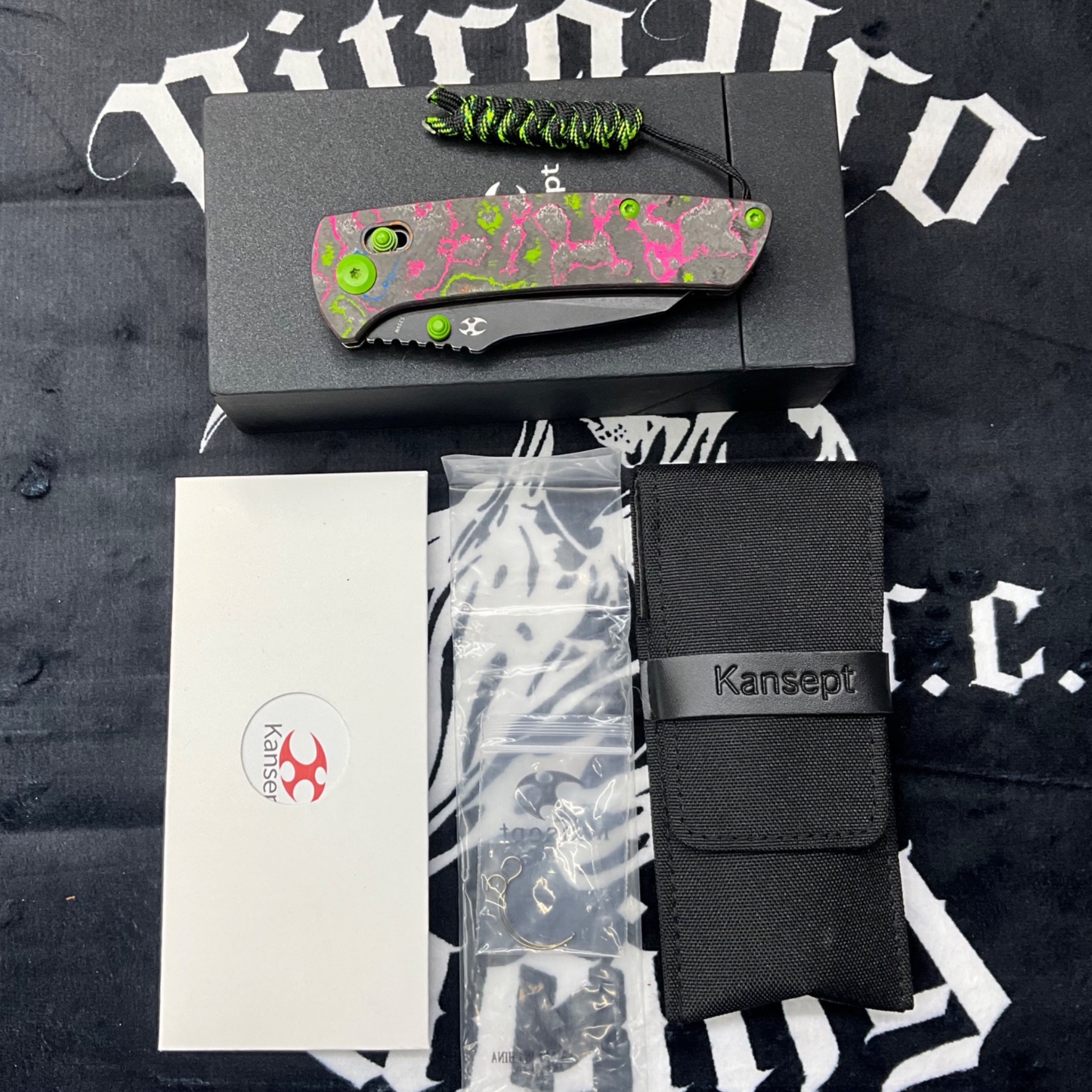 Bladebinge - Kansept Main Street - 80s Camo Carbon Fiber; S35VN