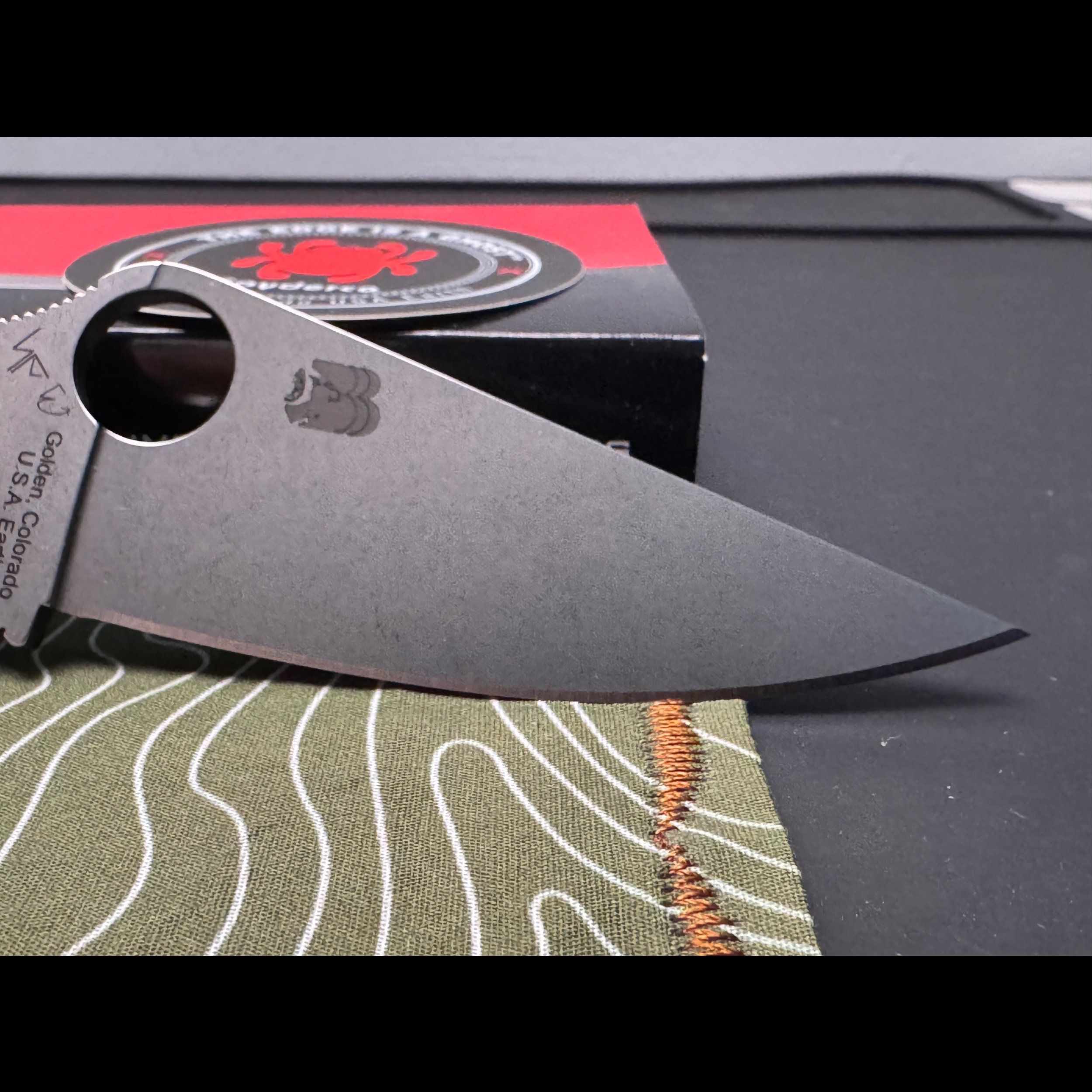 Bladebinge - Spyderco Paramilitary 2 - Big Brown Bear 15V