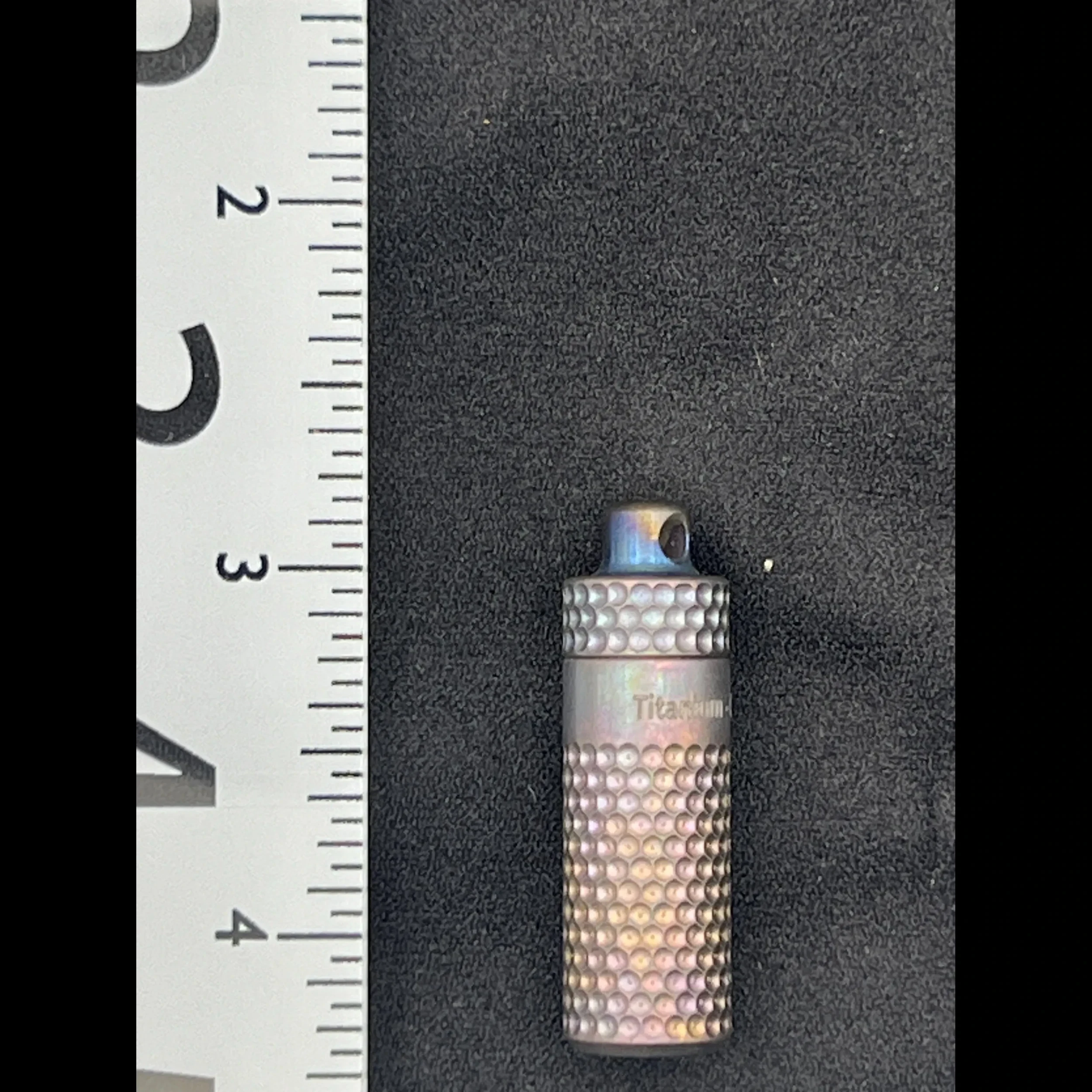 Bladebinge - Titanium Capsule Titanium dimple pattern Anodized -MAR067 Fade