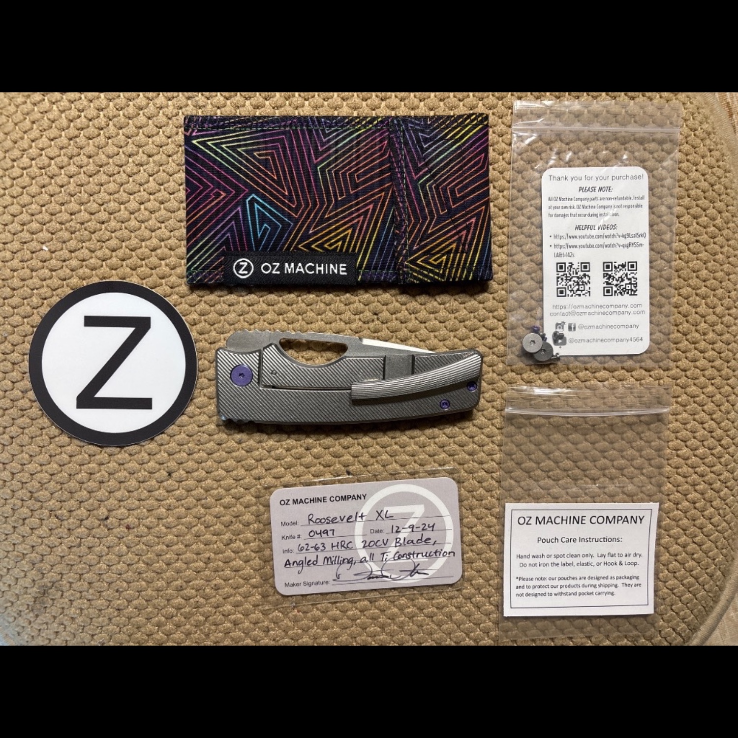 Bladebinge - Oz Machine Company Roosevelt XL