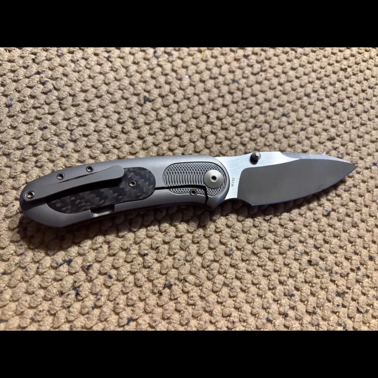 Bladebinge - OCHS WORX LONTRA EDX Carbon Fiber M390 Satin Knife
