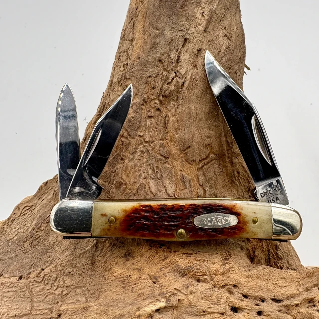 Bladebinge - CASE XX 6308 JIGGED BONE SPLIT BACK 3 BLADE WHITTLER