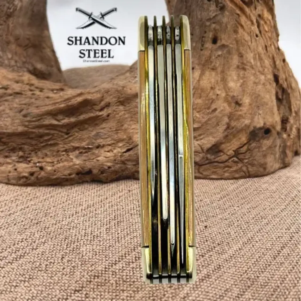 Bladebinge - Case XX 2001 BIG NUT Beautiful Mammoth 4 Blade Peanut