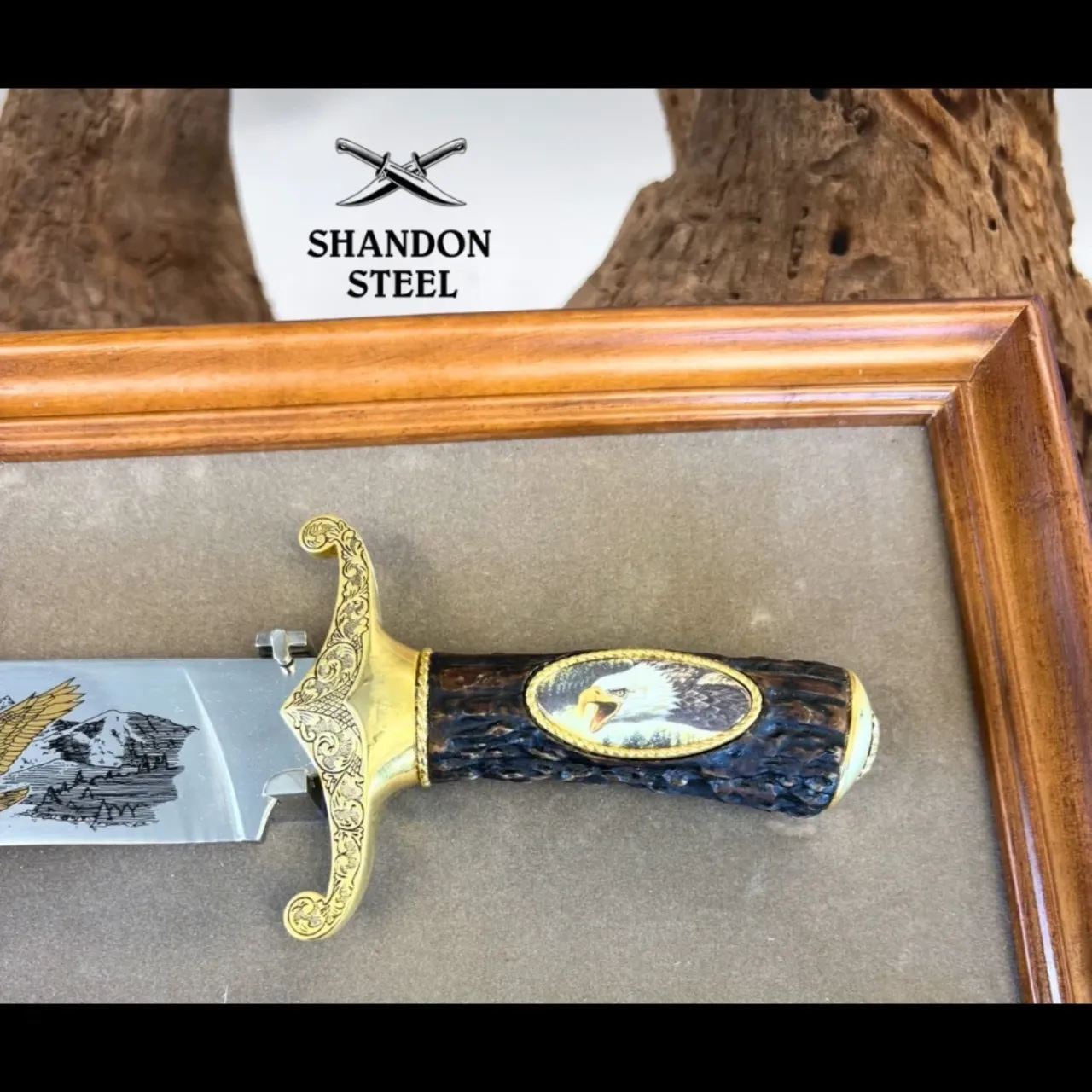 Bladebinge - Franklin Mint The American Eagle Bowie Knife Ronald