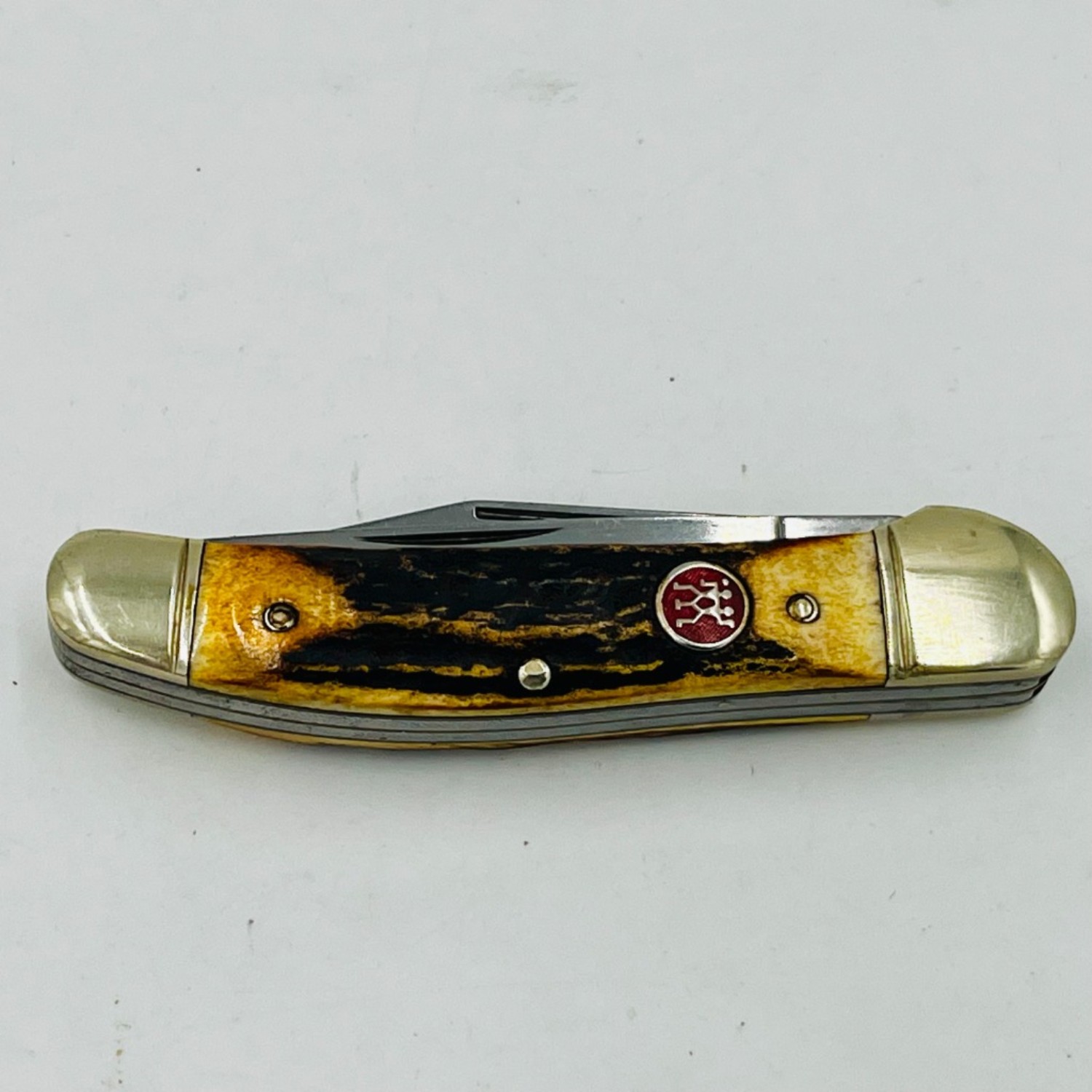 Bladebinge - J.A. HENCKELS Zwilling Copperhead 2 blade HK-4-S Stag