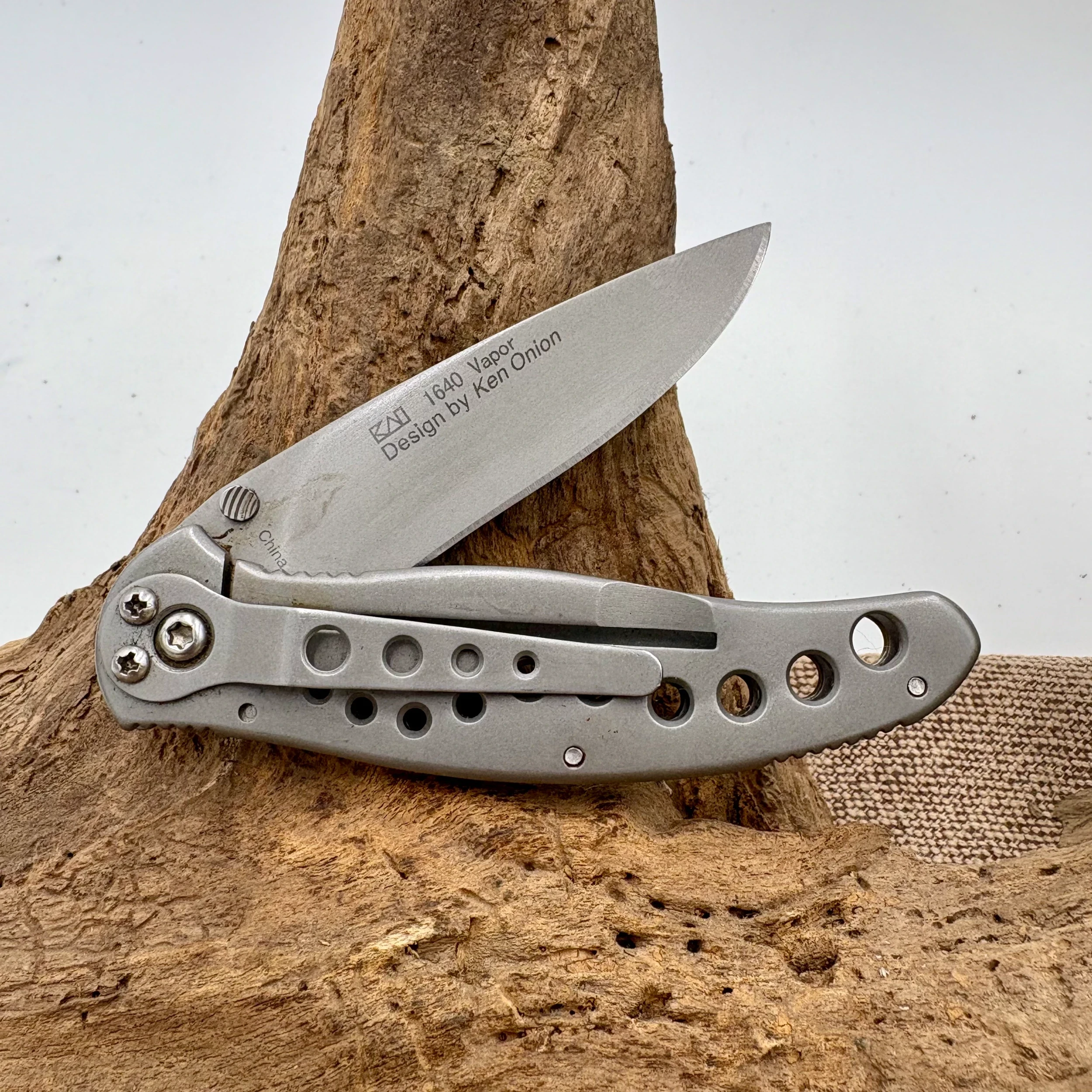 Bladebinge - 206- Kershaw Ken Onion Vapor 1640 Folding Drop Point