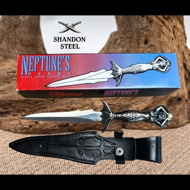 Bladebinge - Kit Rae United Cutlery Vintage Rare Neptunes Pearl Dagger ...