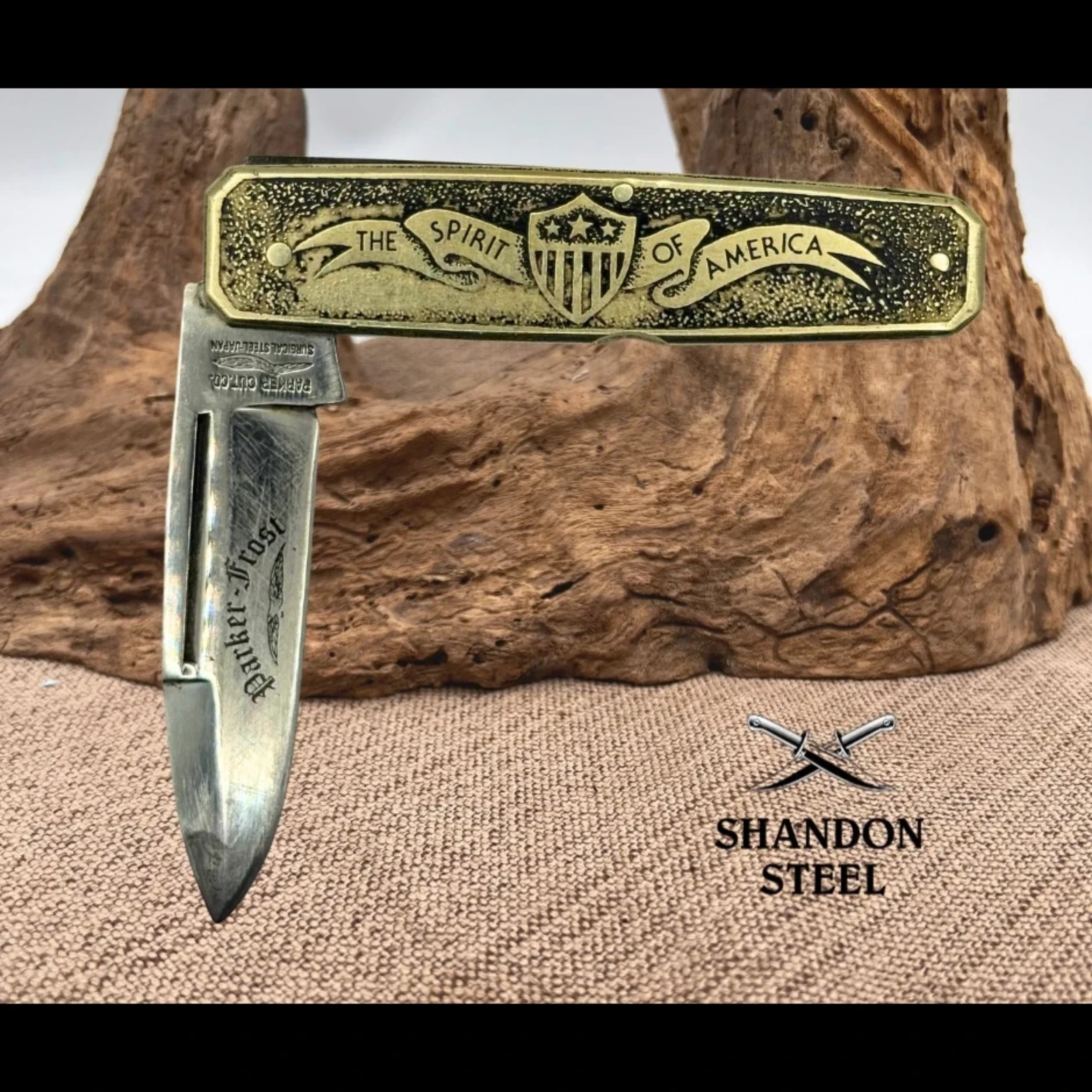 Bladebinge - Parker Cut Co Vintage Spirit Of America Eagle Pocket 