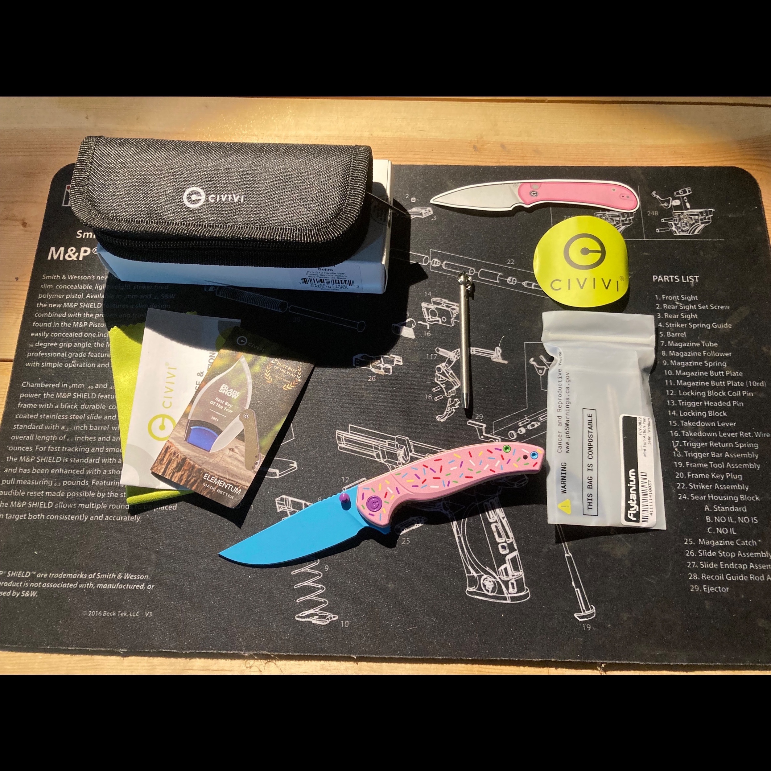 Bladebinge - Civivi gojiro dessert warrior blade hq exc, with