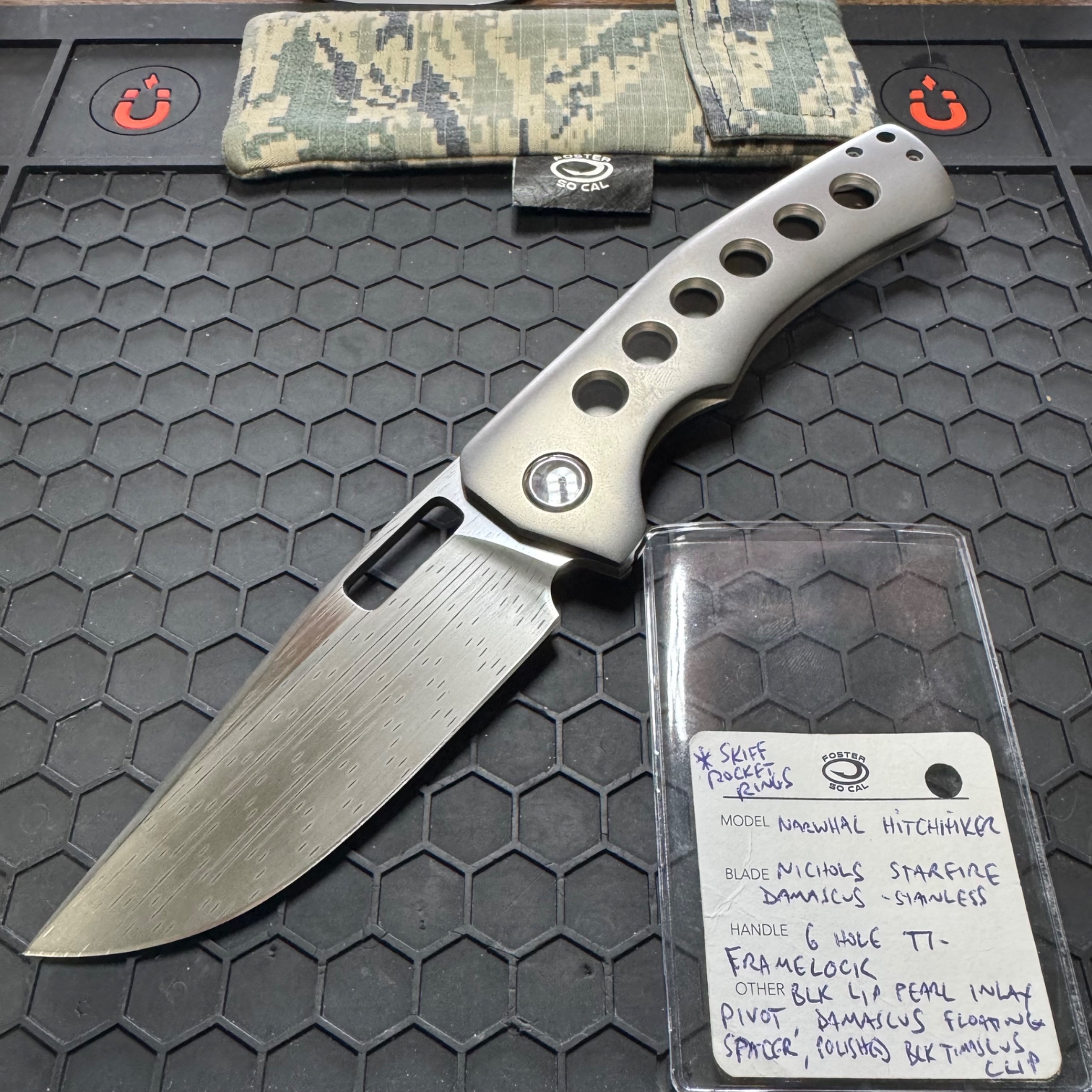 Bladebinge - DEAL ALERT - Kevin (Foster Knives) - Narwhal Hitchhiker