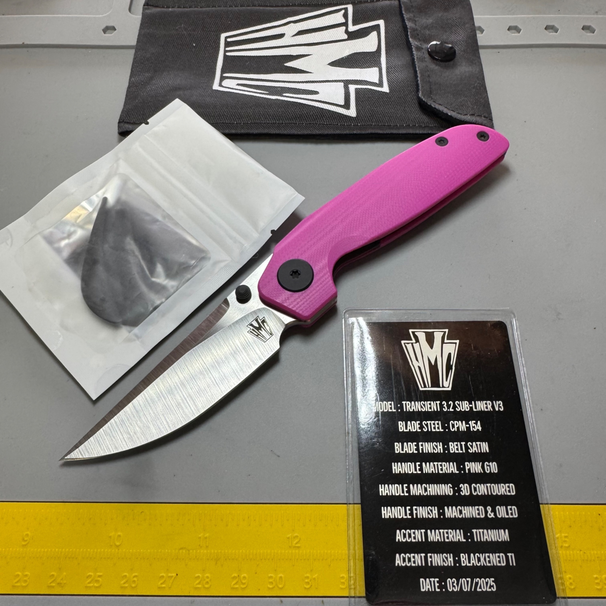 Bladebinge - HMC - Transient 3.2 SL V3 (Dark Ti Clip/Spacer)