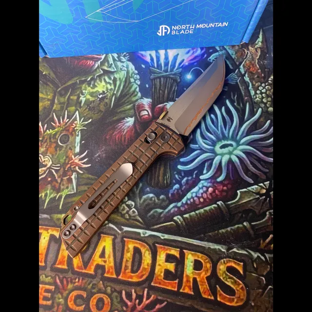 Bladebinge - North Mountain Blade Chop Crossbar Lock Frag Copper(3.50 ...