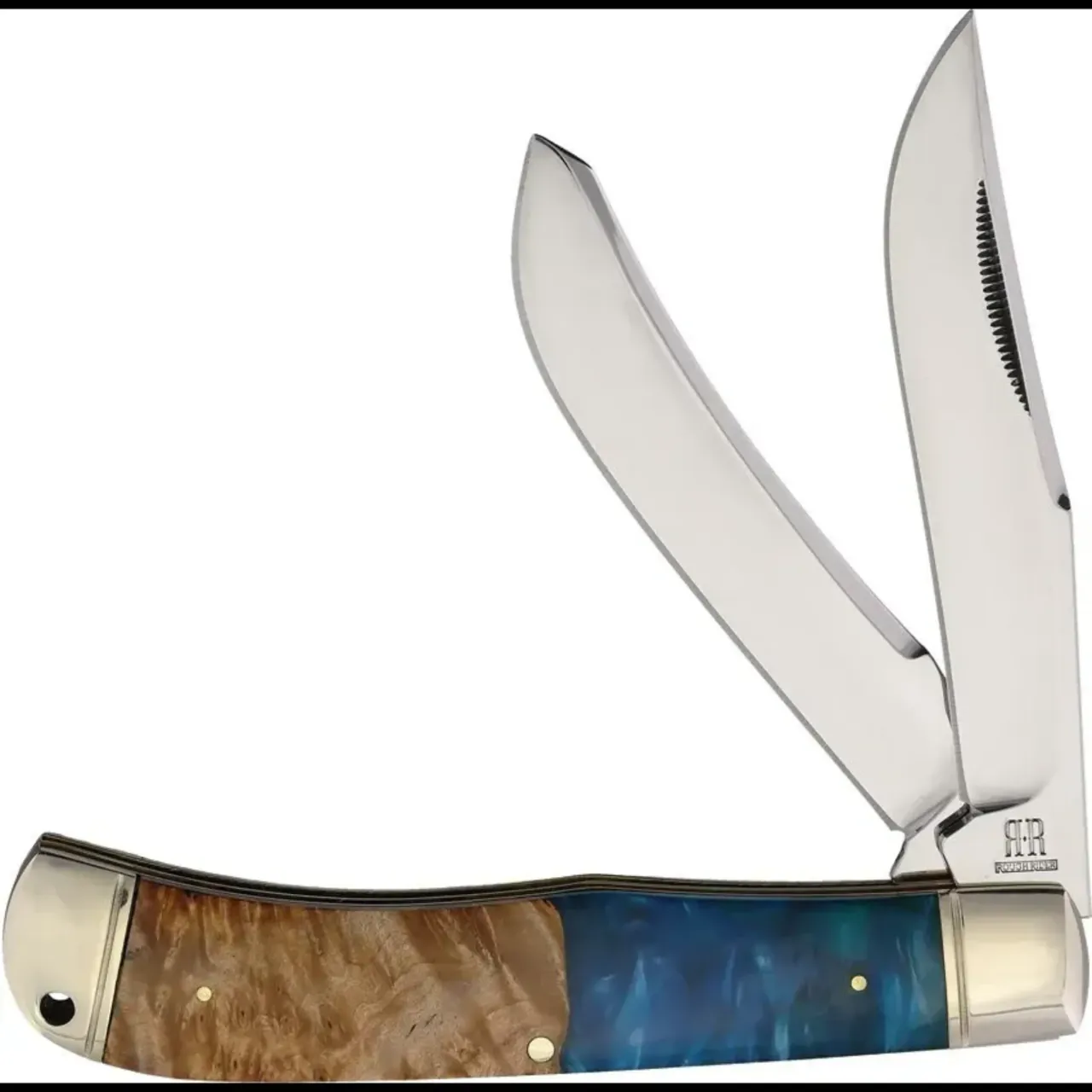 Bladebinge - Rough Rider Jumbo Trapper Pandora Swirl Pocket Knife