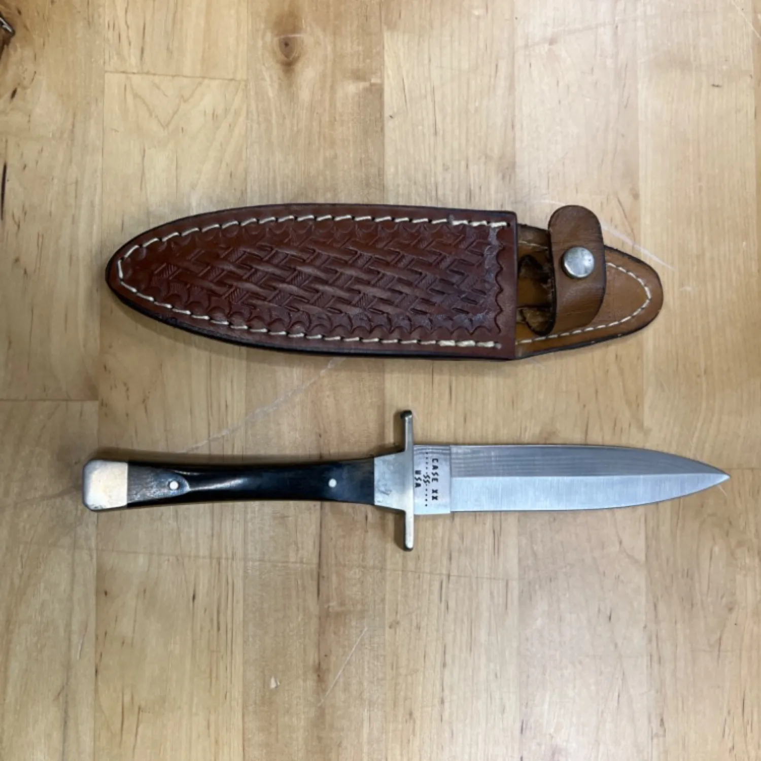 Bladebinge - Vintage CASE XX P62 - 4 1/4 SS Boot Knife & Leather