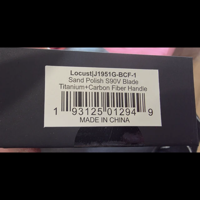 Bladebinge - CJRB Perfect Locust S90V, Titanium & Carbon Fiber