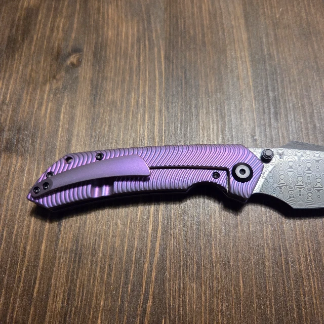 Bladebinge - KANSEPT Fenrir Frame Lock Purple Anodized Titanium